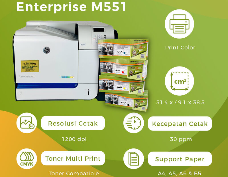Sewa printer M551