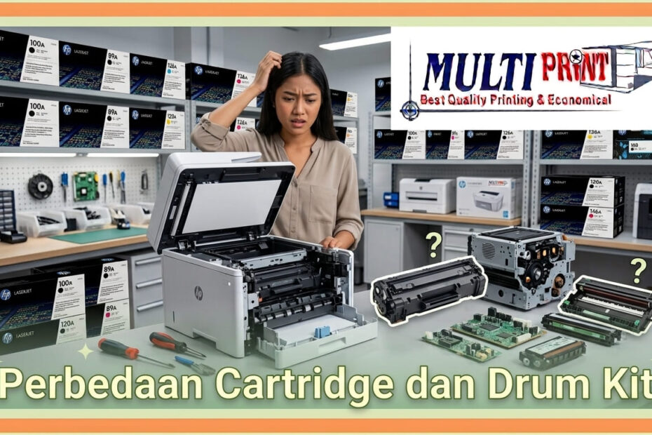 Perbedaan Cartridge dan Drum Kit