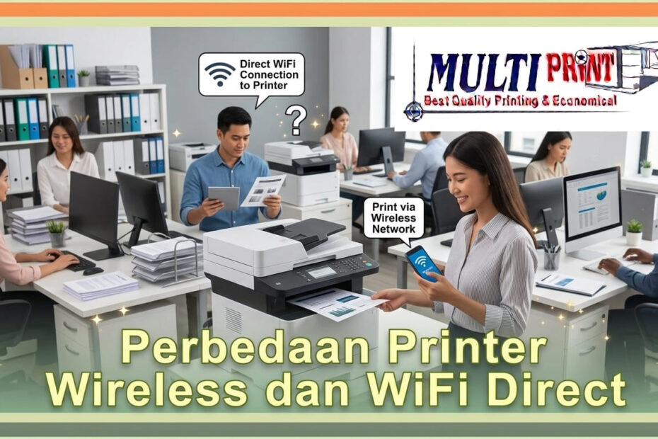 Perbedaan Printer Wireless dan WiFi Direct